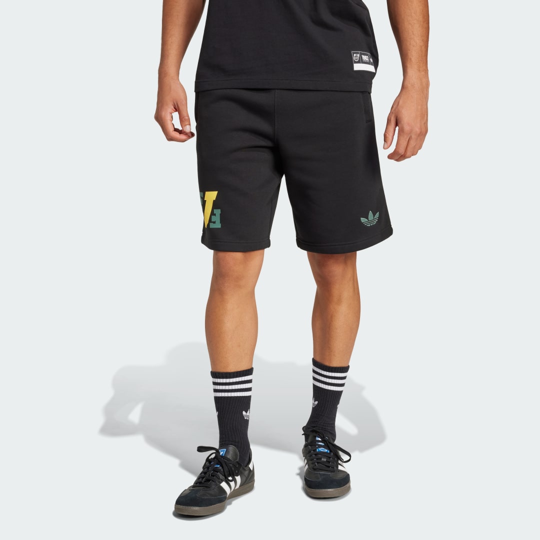 Adidas Jamaica VRCT Short Zwart- Heren Zwart
