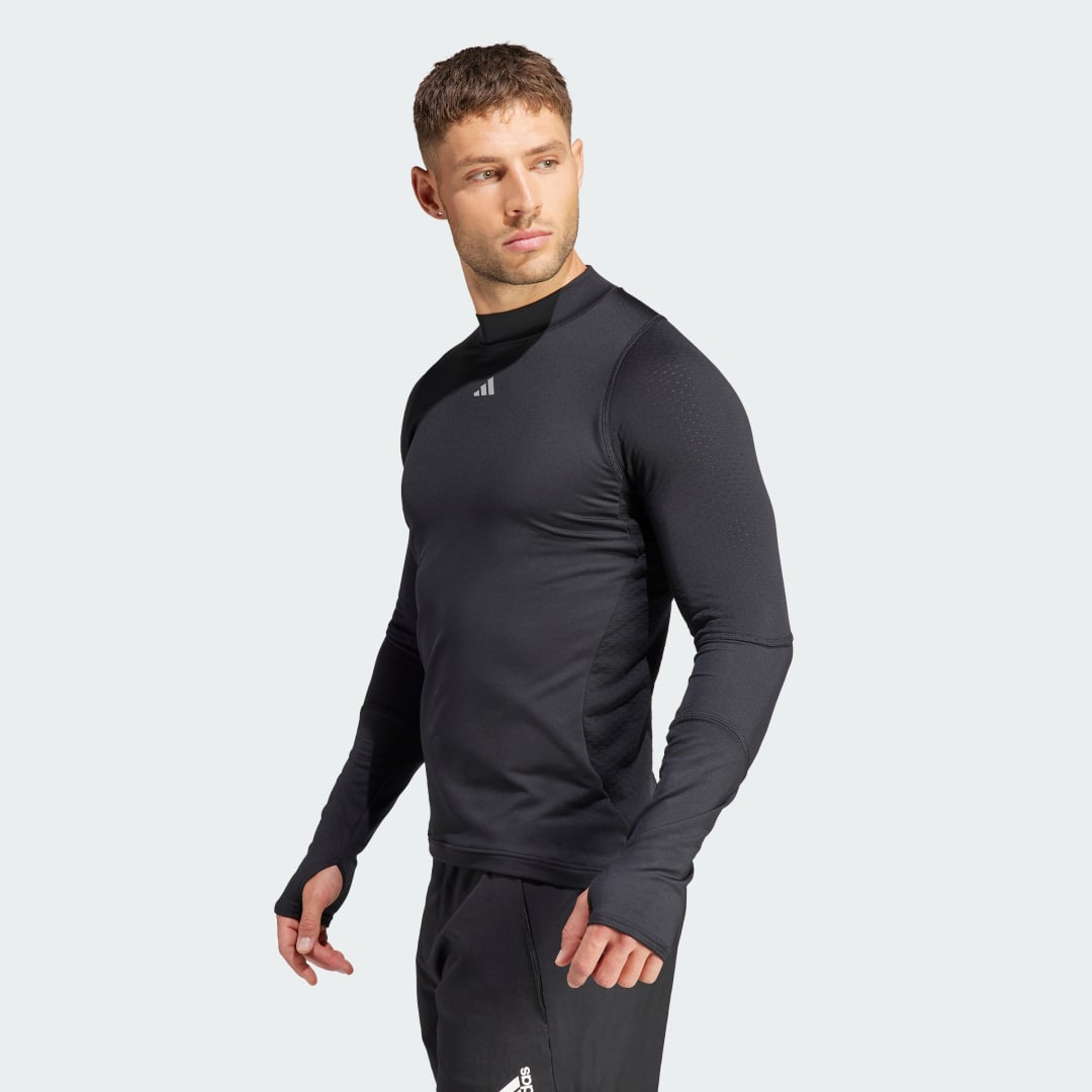 Adidas men's training essentials tech long sleeve top tee