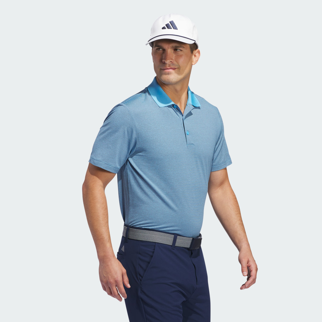 

adidas Playera Polo Ottoman Hombre, Semi azul burst/collegiate azul