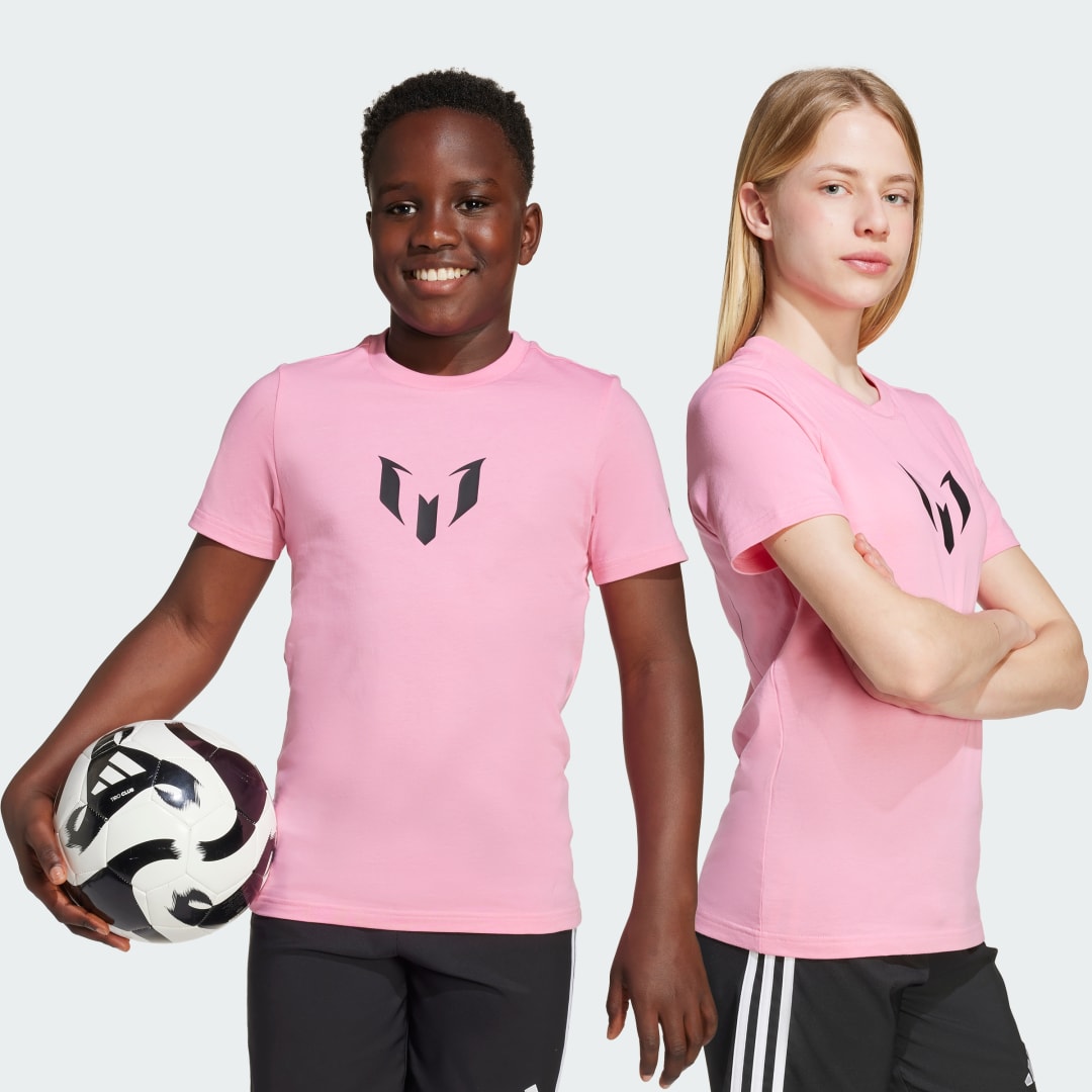 Thumbnail - T-Shirt mit Grafik für Kinder mit Messi-Nameszug und Spielerummer