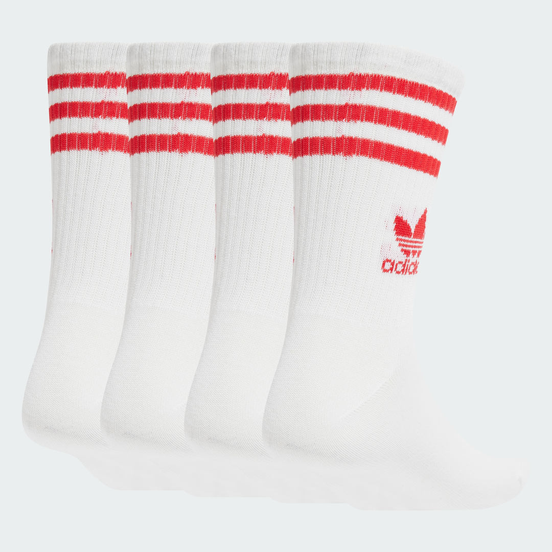 Adidas Originals Crew Sock 3 Stripes Sokken in wit formaten: 37-39