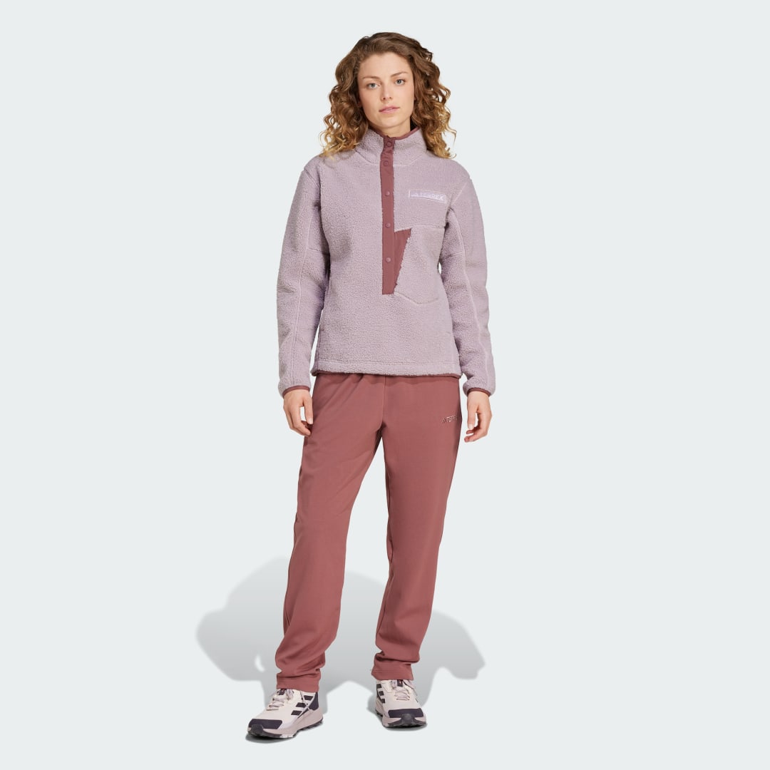 Adidas Terrex Xploric High Pile Fleece Pullover Sweatshirt