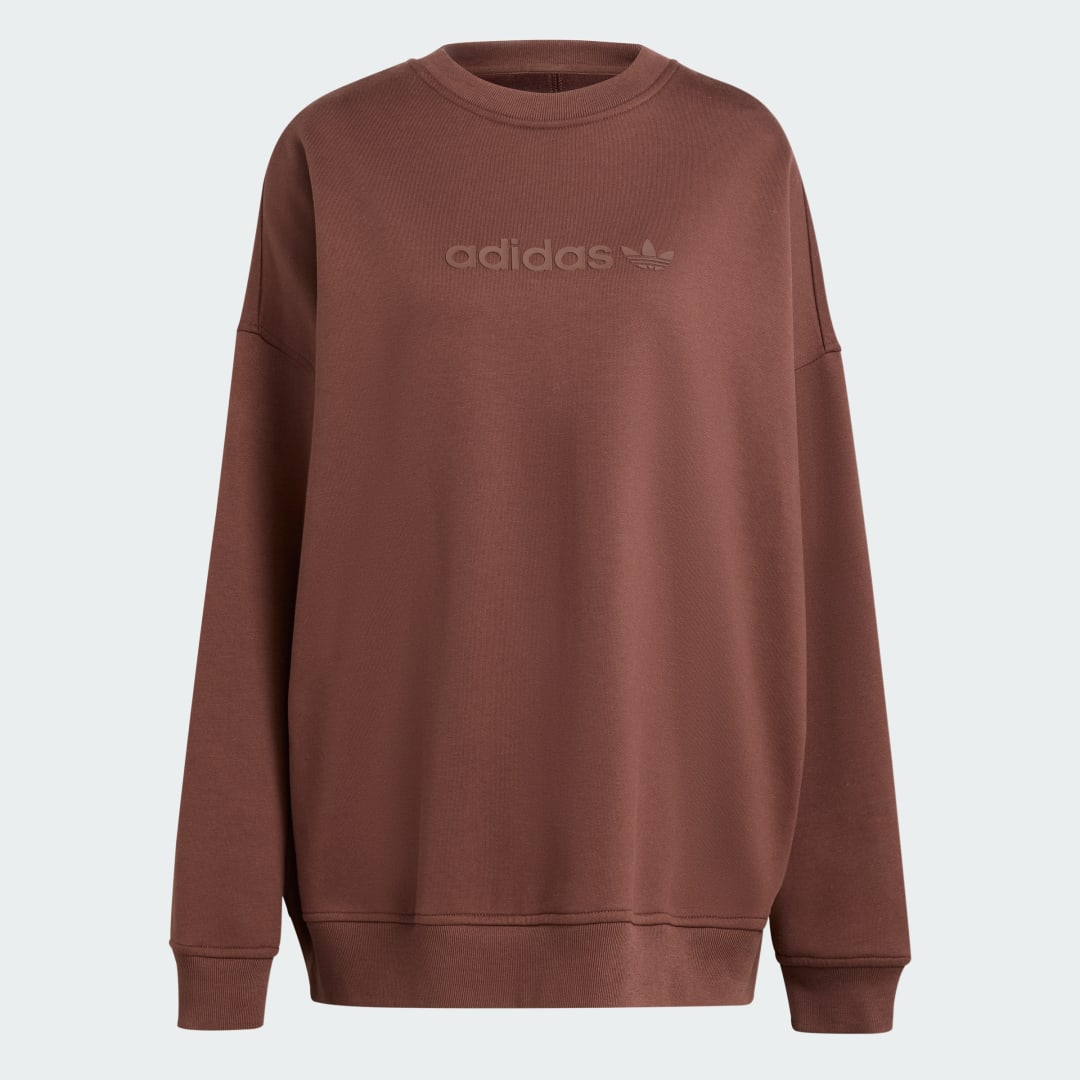 Sweat shirt ras du cou oversize Essentials Linear - vue 4