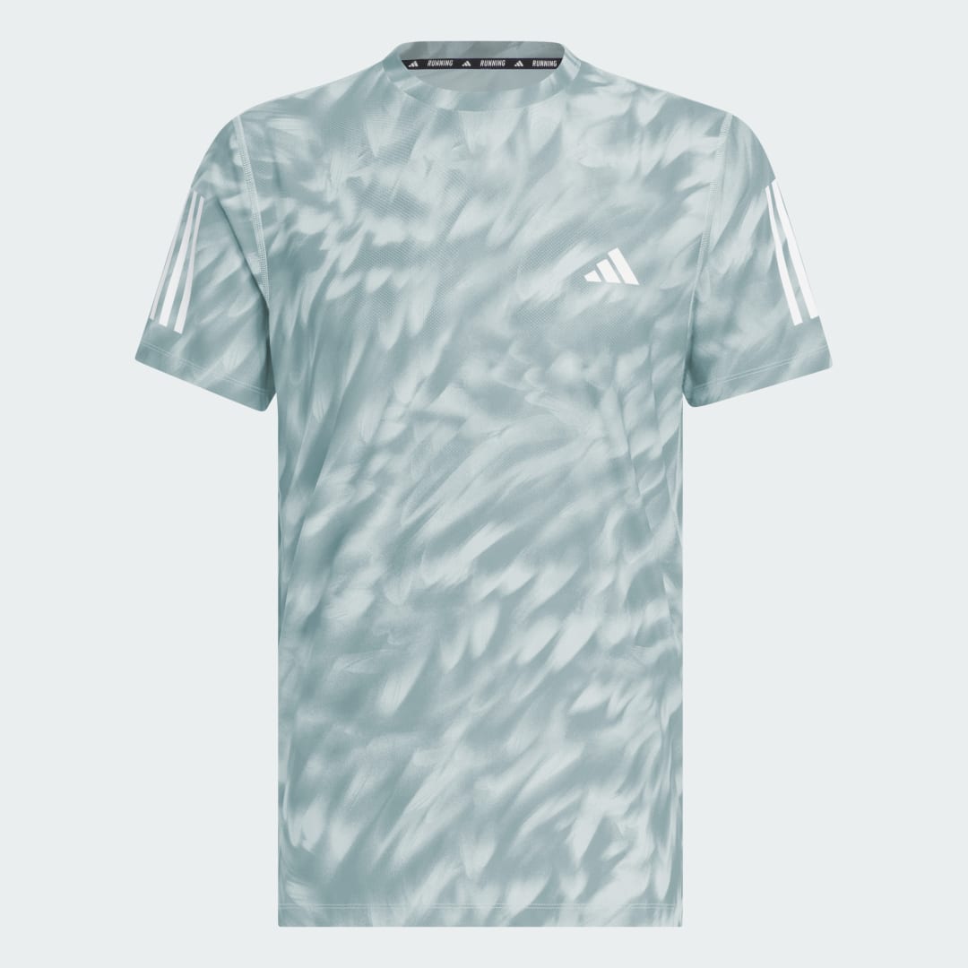 T shirt adidas OWN THE RUN ALLOVER PRINT EU - vue 5