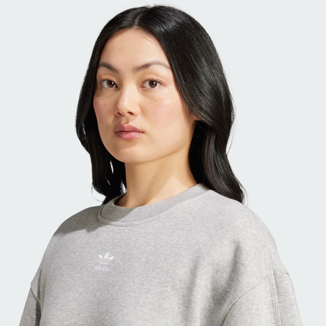 Adidas Essentials Fleece Long Oversized Sweatshirt
