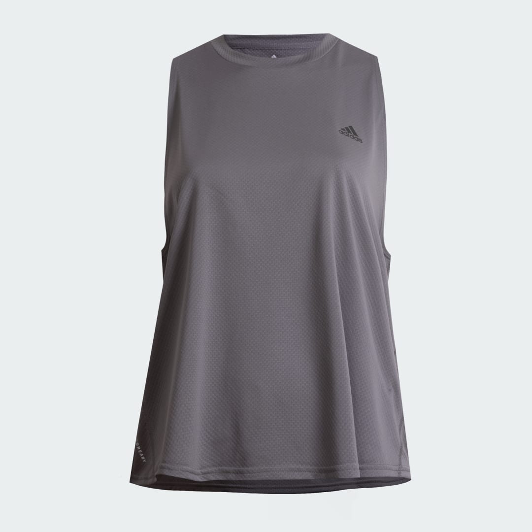

adidas Playera sin Mangas de Running Run Icons Mujer, Gris four