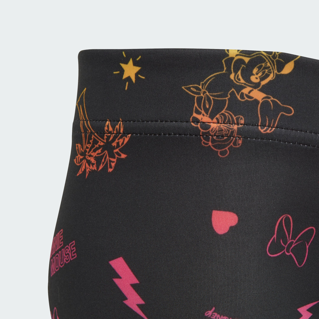 

Licras Cortas adidas x Disney Minnie Mouse Pretina Media Niño, Negro