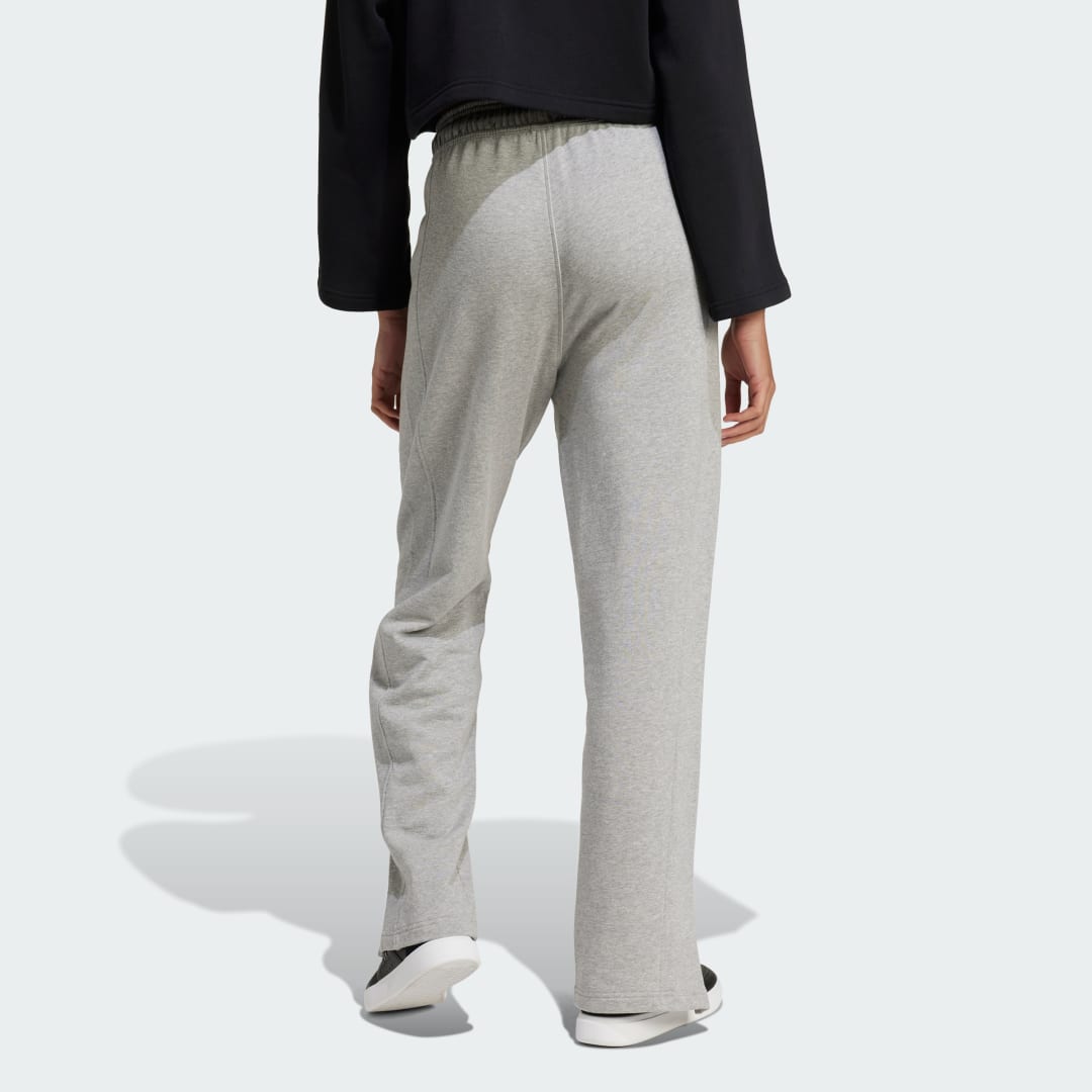 Adidas Signature Graphic Embroidery French Terry Straight Leg Broek