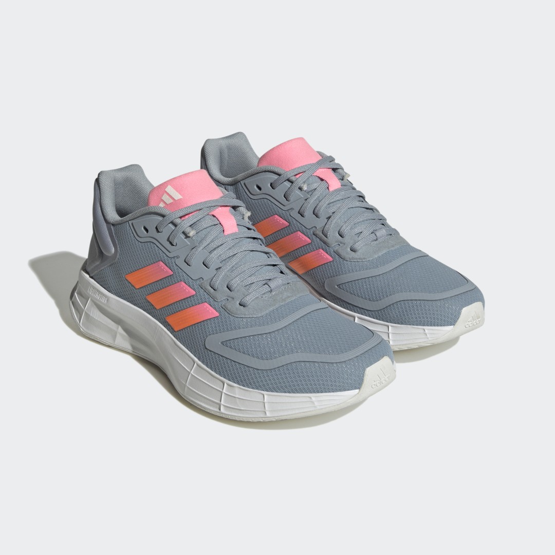 

adidas Tenis Duramo SL 2.0 Mujer, Light gris/beam rosa/scremaing naranja
