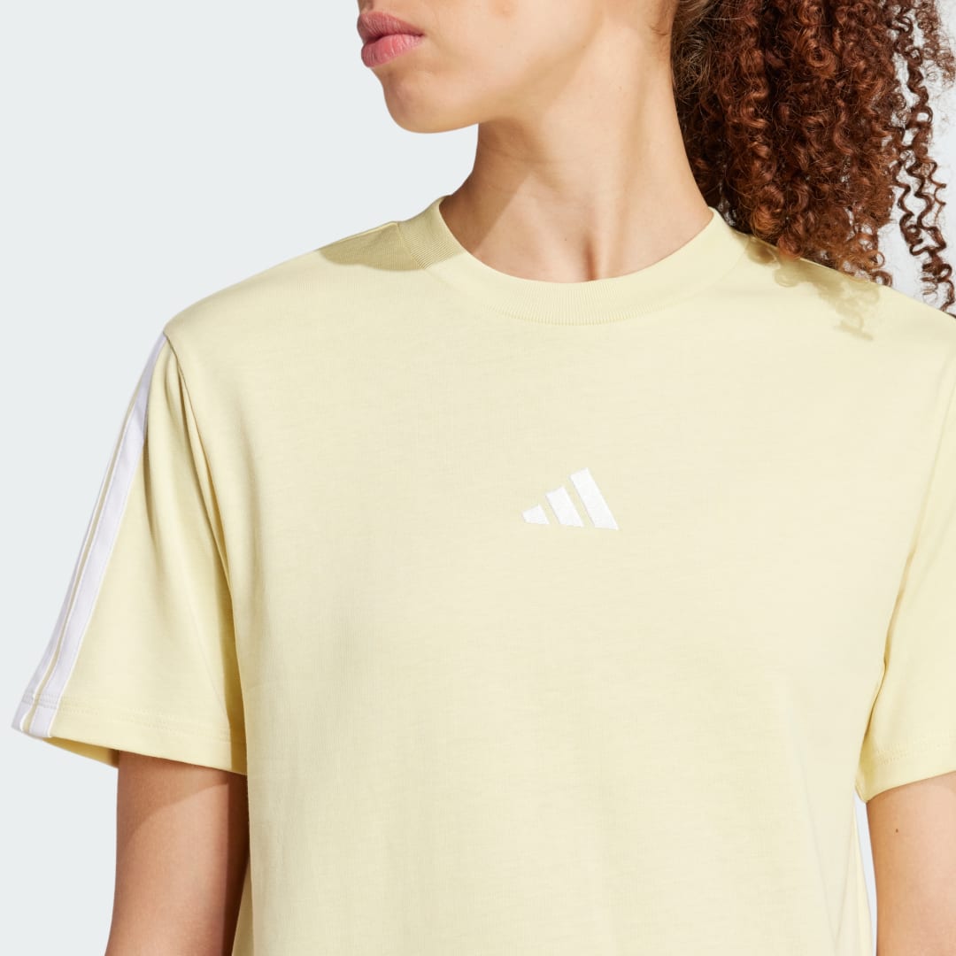 Adidas Essentials 3-Stripes Katoenen T-shirt