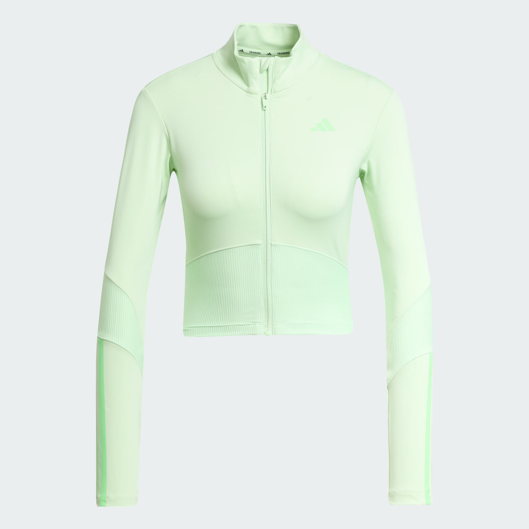 Adidas Hyperglam Rib Zip Thru Cover-Up