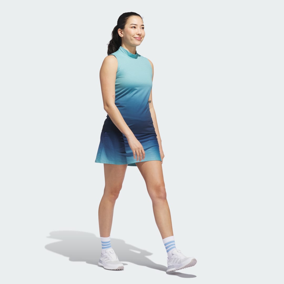 Adidas Ultimate365 Gradient Mouwloze Mock Neck Top