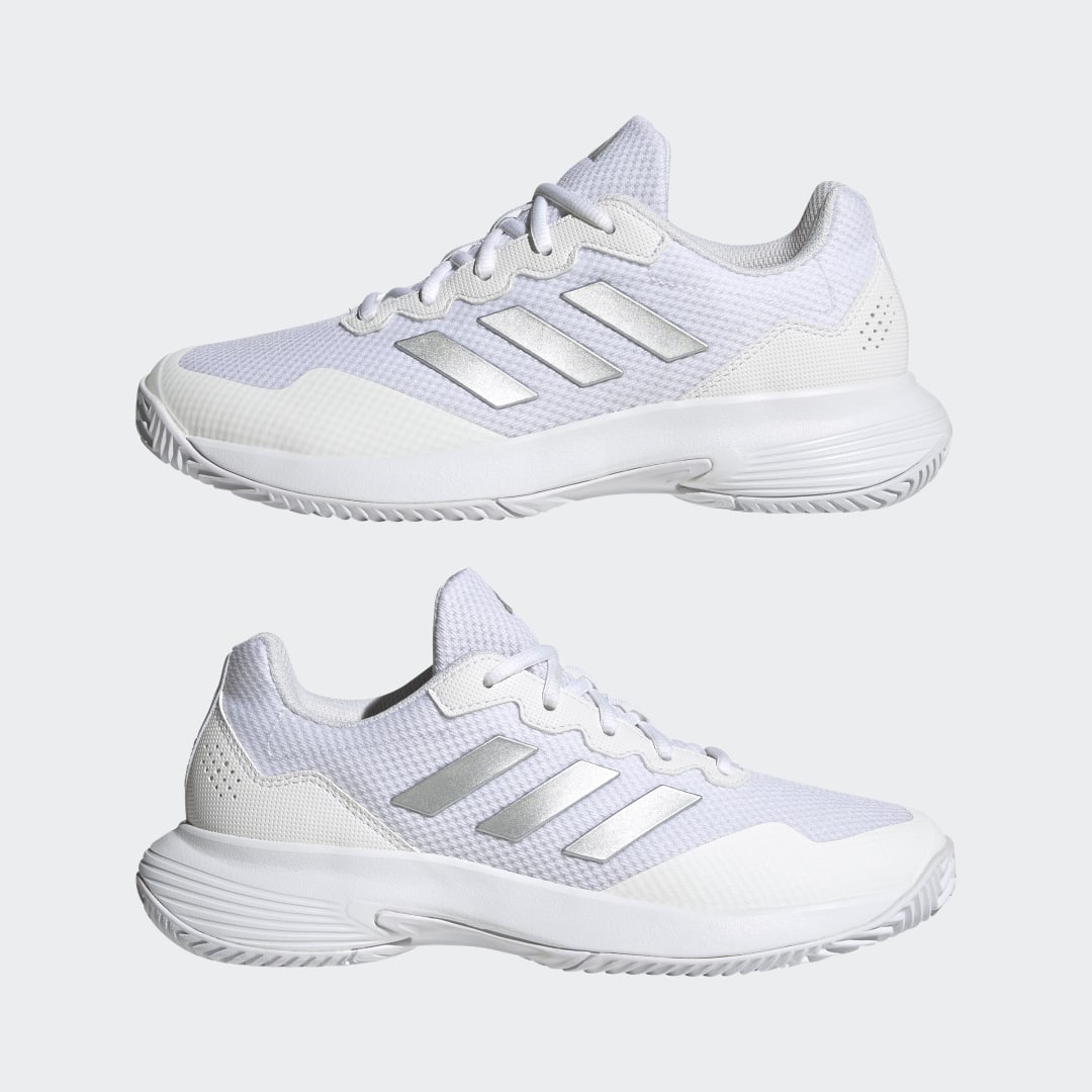 

adidas Tenis Gamecourt 2.0 para Tenis Unisex, Blanco