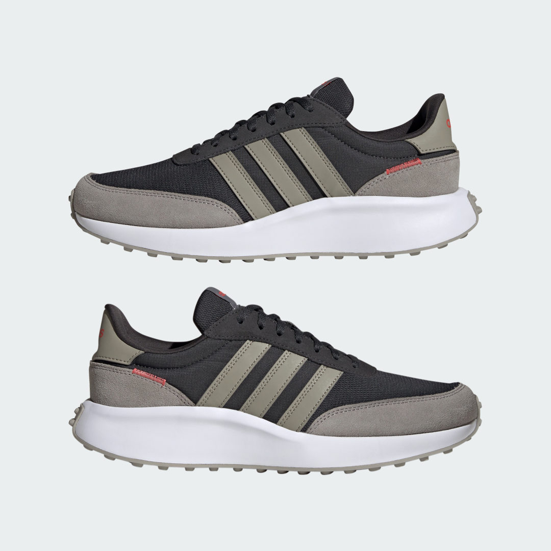 

adidas Tenis Run 70s Hombre, Carbon/plata pebble/gris three