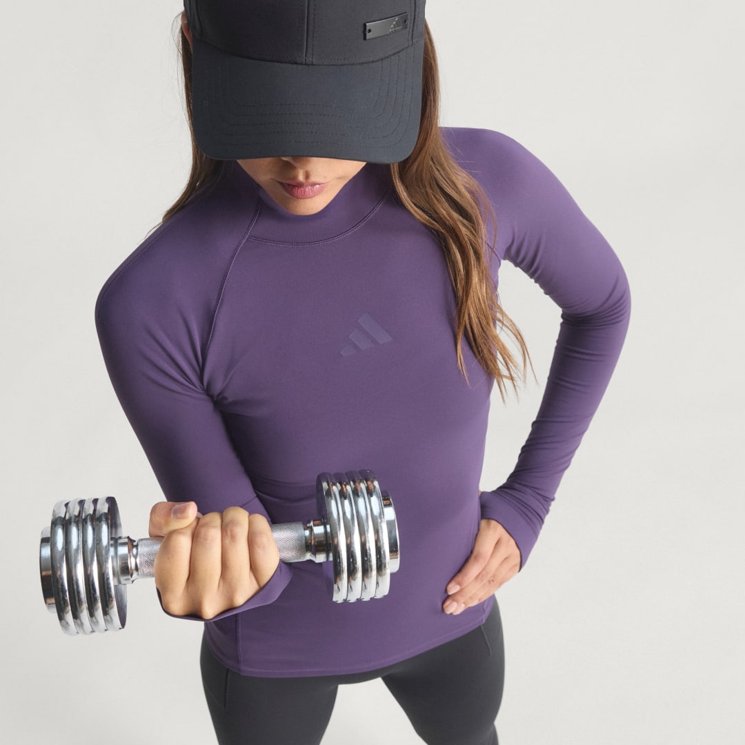 Haut à manches longues adidas Techfit COLD.RDY - vue 3