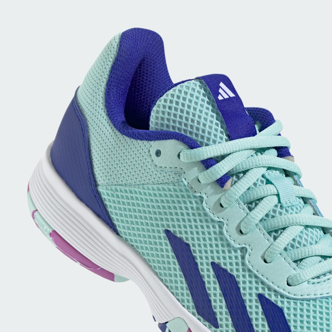 

adidas Tenis Courtflash Para Tenis Niño, Semi flash aqua/lucid azul/morado burst