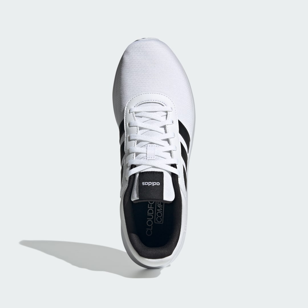 

adidas Tenis Lite Racer 4.0 Hombre, Blanco/negro/negro