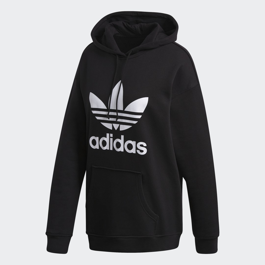 фото Худи adicolor trefoil adidas originals