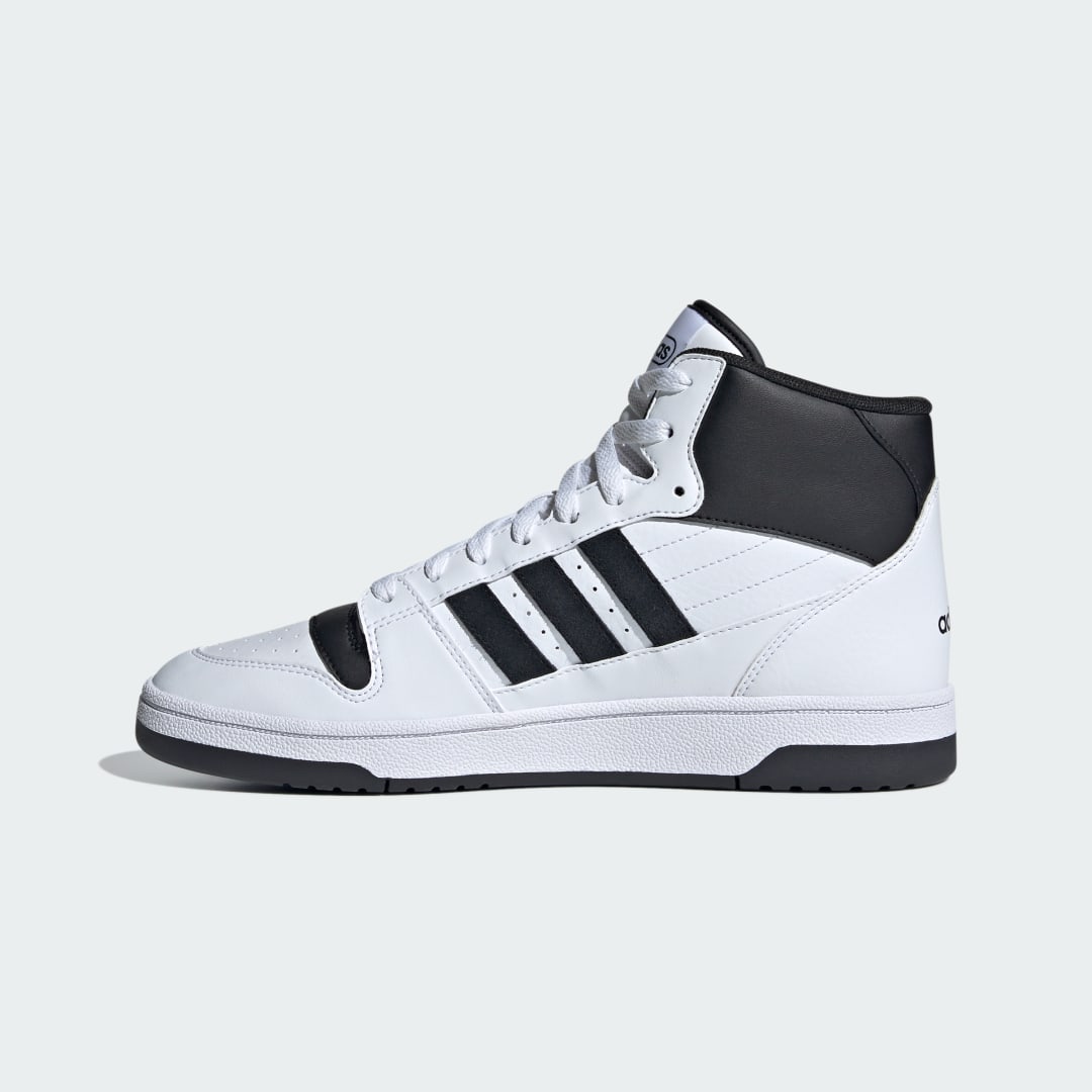 

adidas Tenis Turnaround Mid Unisex, Blanco/negro/blanco