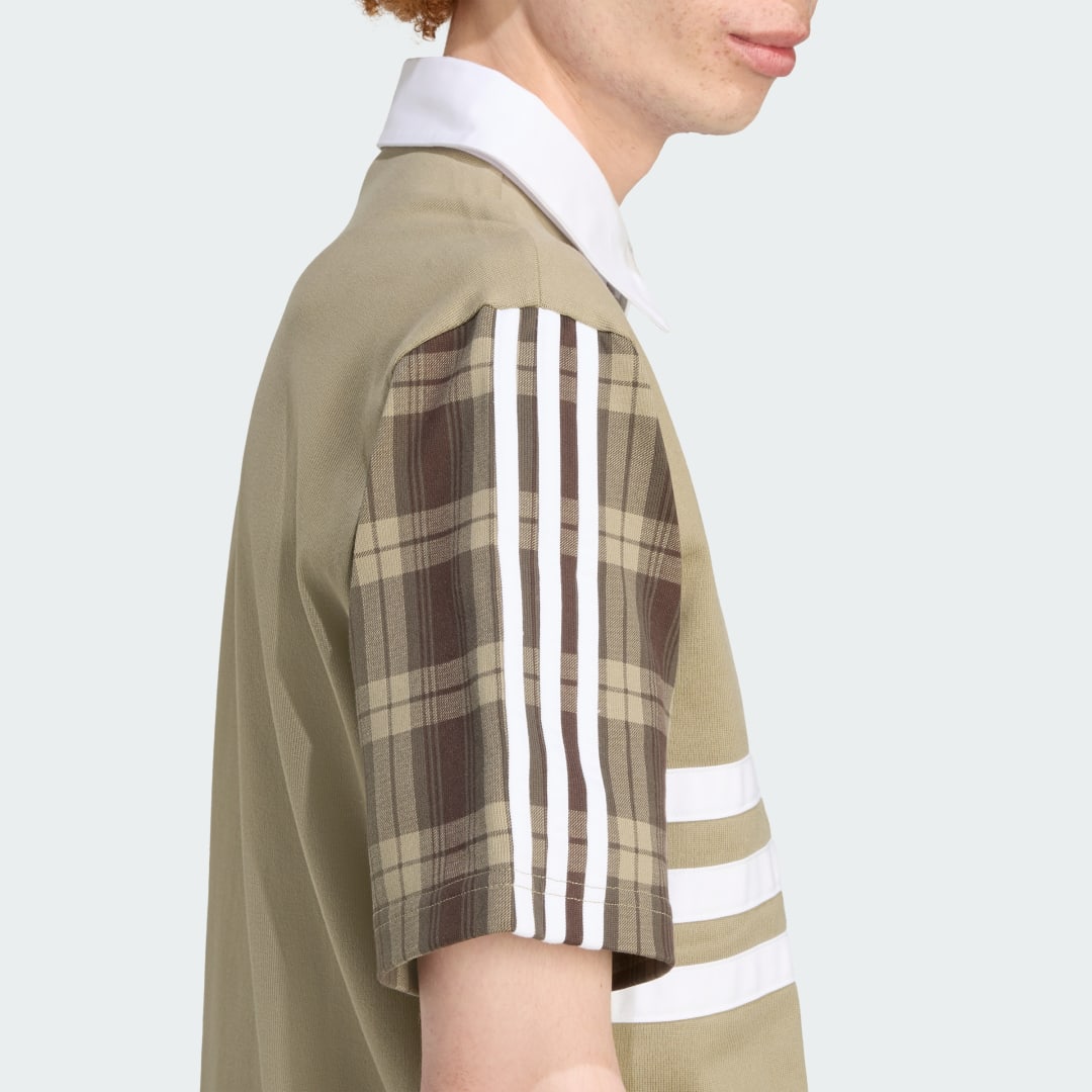 Adidas Tartan Regular Rugby Polo