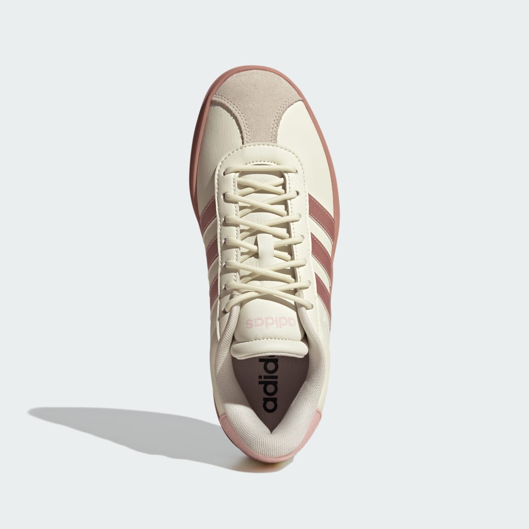 Adidas VL court sneaker Ivory / Sandy Pink Met. / Sandy Pink
