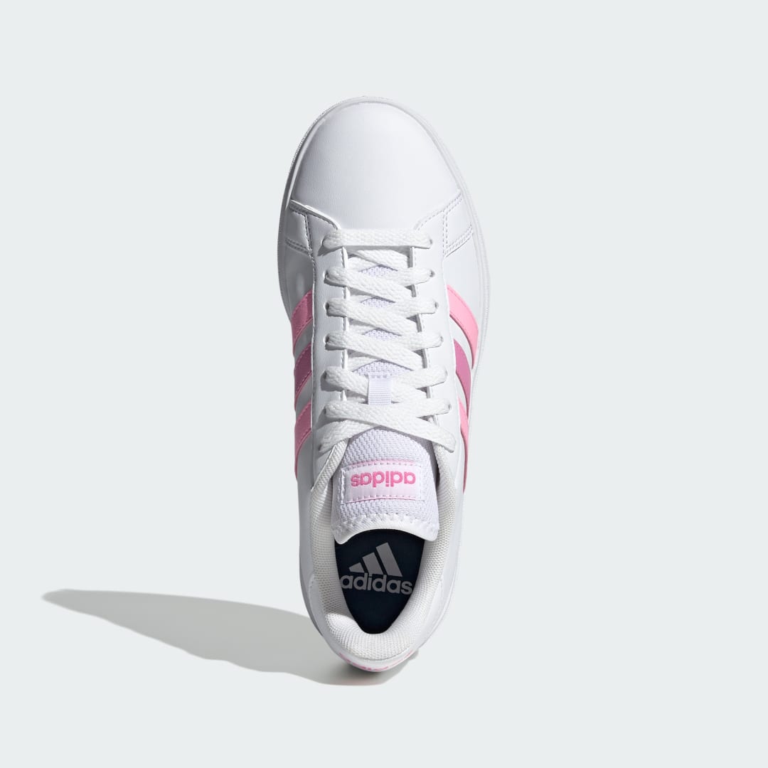 

adidas Tenis Adidas Grand Court TD Lifestyle Court Casual Mujer, Blanco/rosa spark/bliss rosa