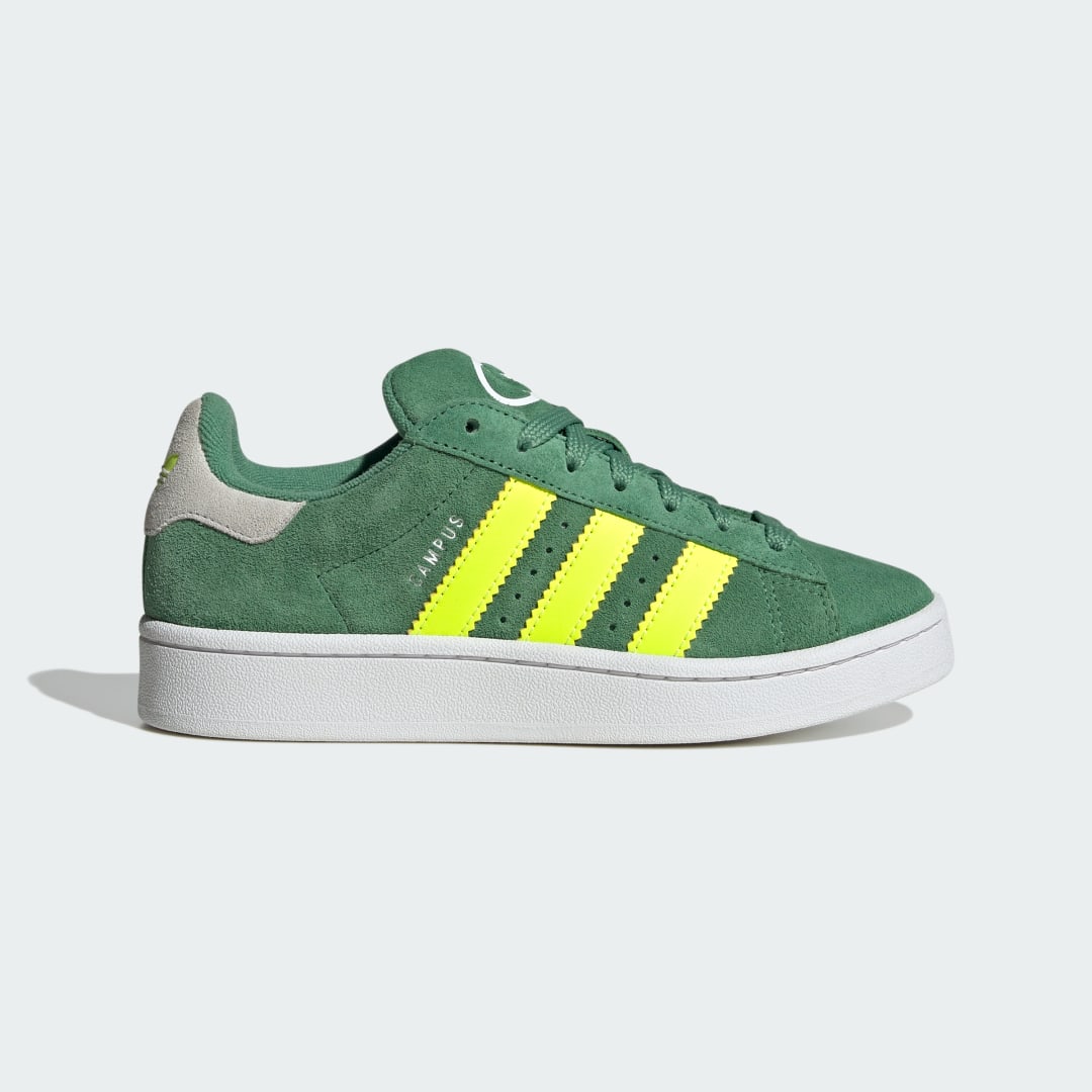

adidas Tenis Campus 00s Niño, Preloved verde/solar amarillo/blanco