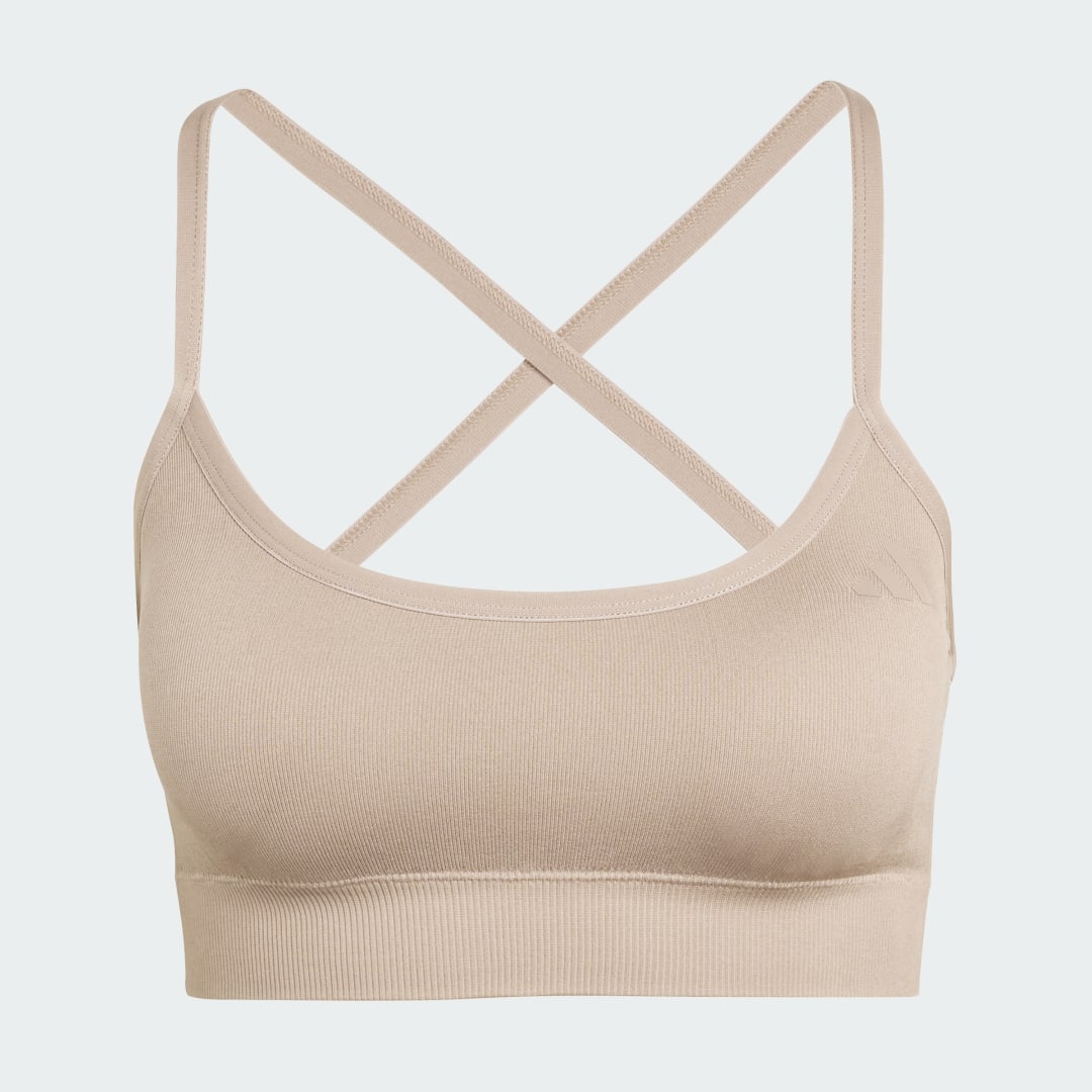 Brassière matelassée maintien léger maille Workout Essentials - vue 8
