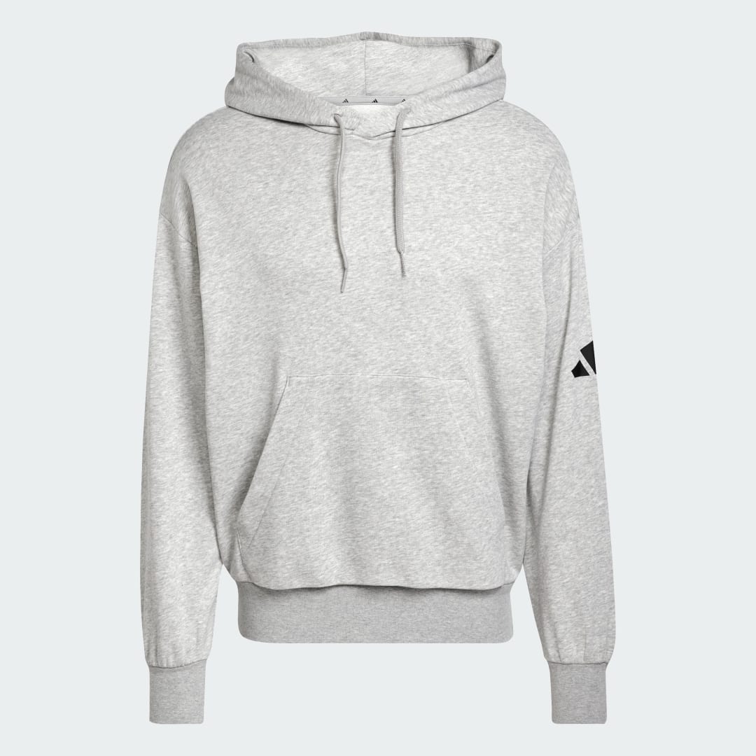 Adidas Essentials Loose-Fit 3 Bar Logo French Terry Hoodie