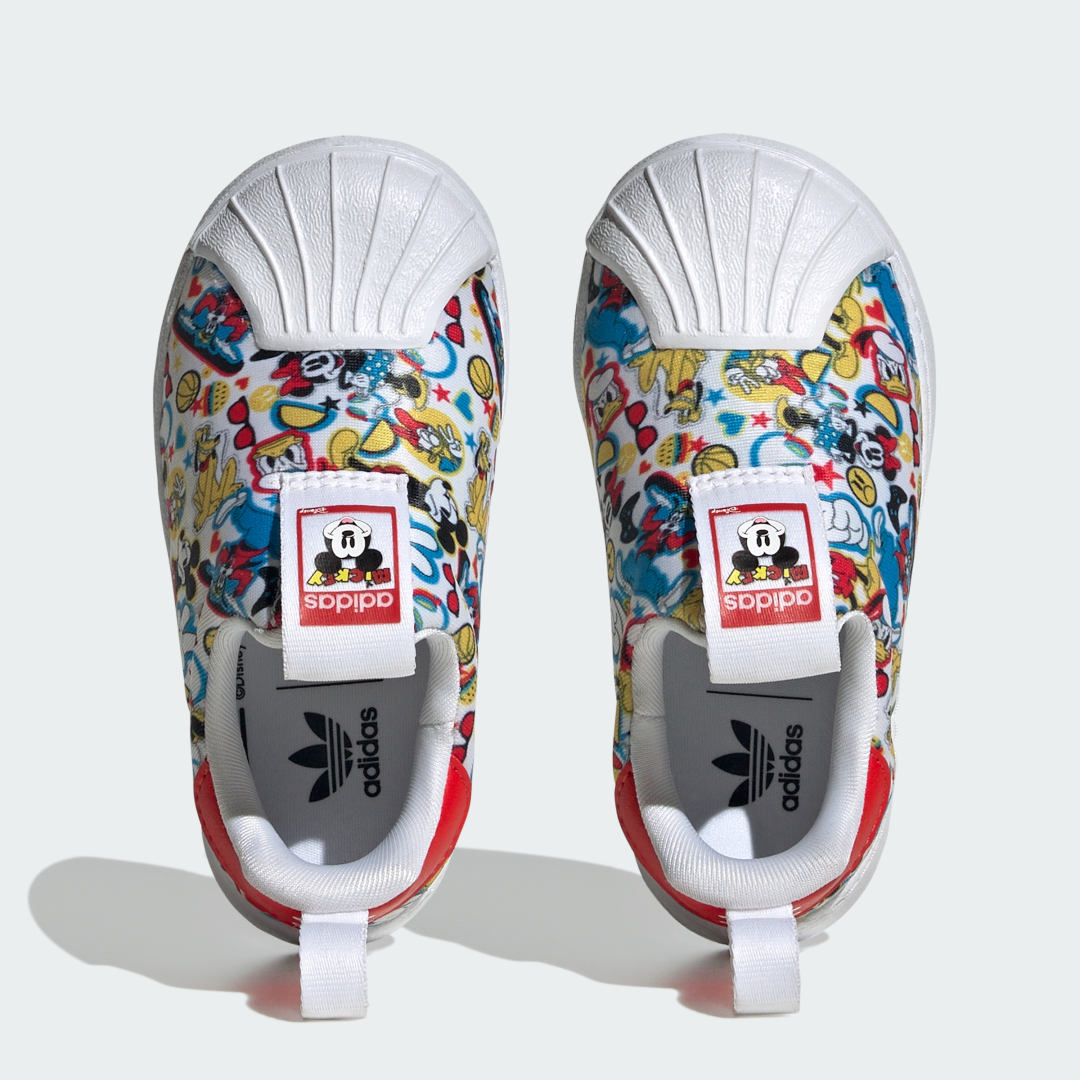 

Tenis adidas Originals x Disney Mickey Superstar 360 Kids Niño, Blanco
