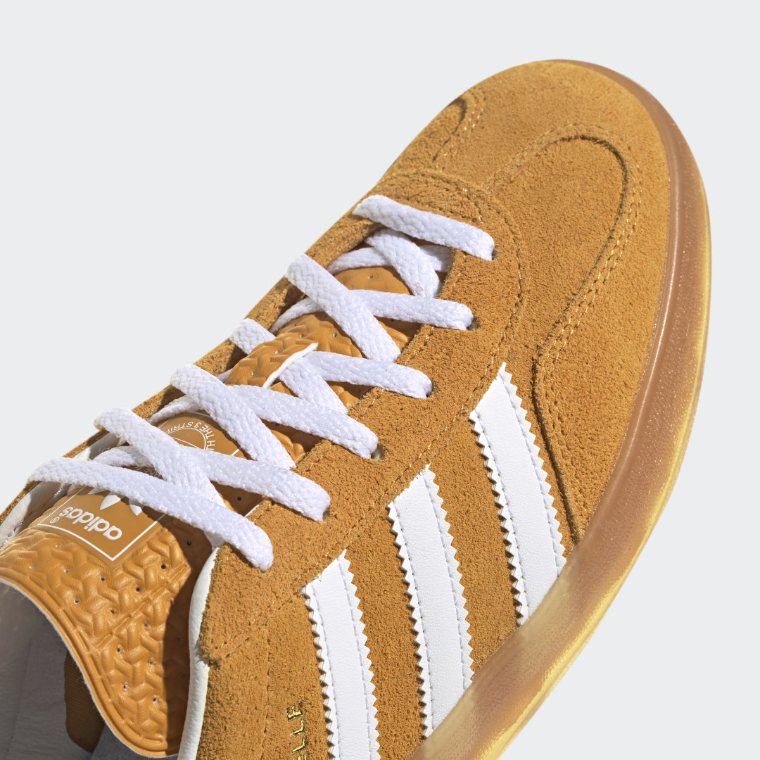 Adidas originals gazelle online trainers in mustard yellow