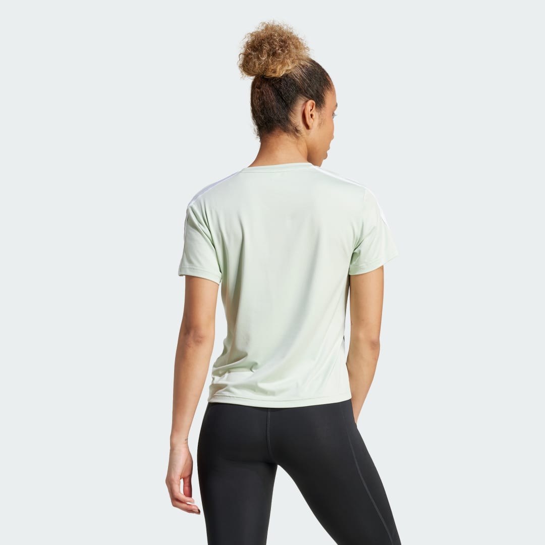 Adidas AEROREADY Train Essentials 3-Stripes V-neck T-shirt