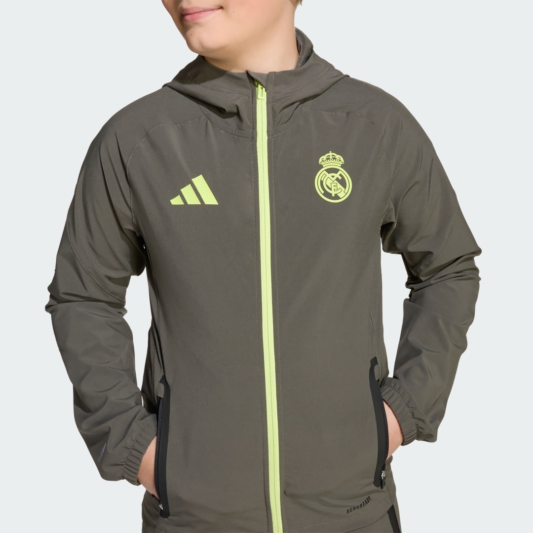Adidas Real Madrid Tiro 25 Competition Vis Tech Reisjack Kids