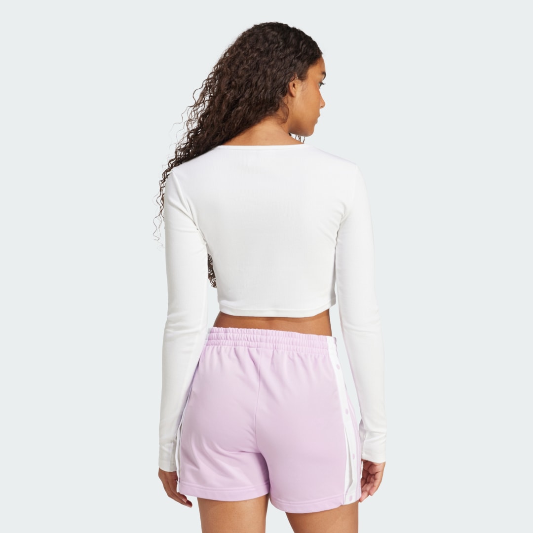 Adidas Essentials Ribbed Crop Longsleeve