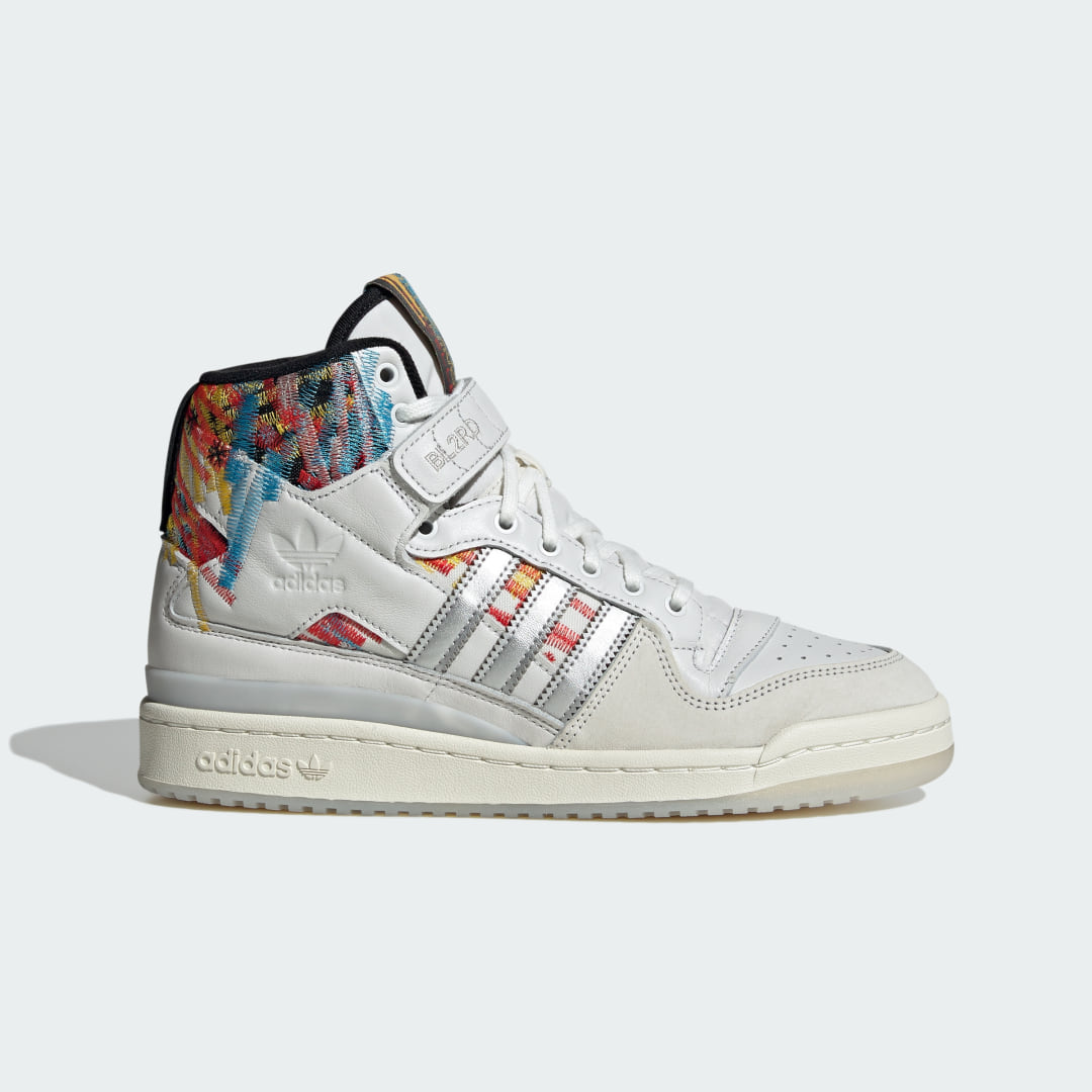 Adidas Forum High Sport Core White / Bold Gold / Black/red