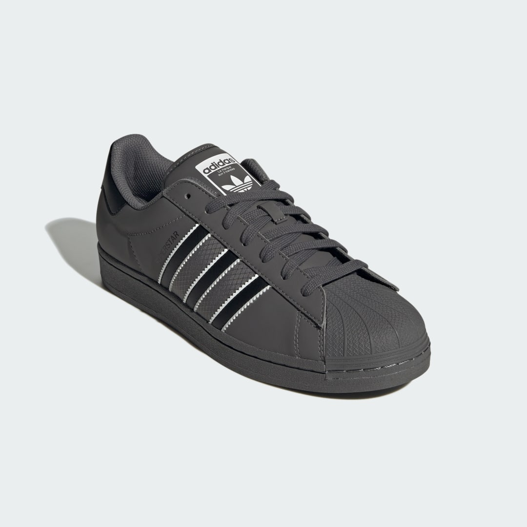 

adidas Tenis Superstar Hombre, Gris four/negro/blanco