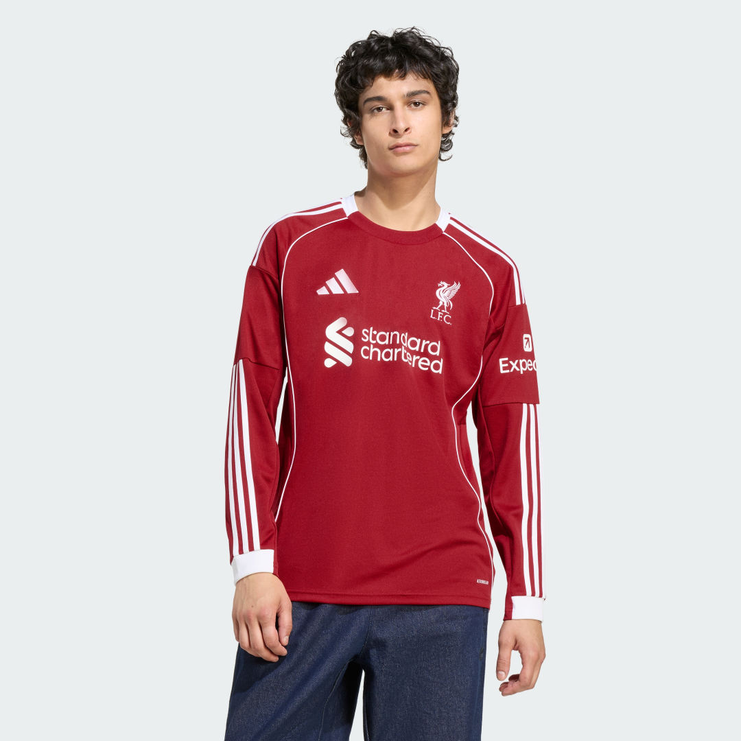 Adidas Liverpool FC 25 26 Thuisshirt met Lange Mouwen