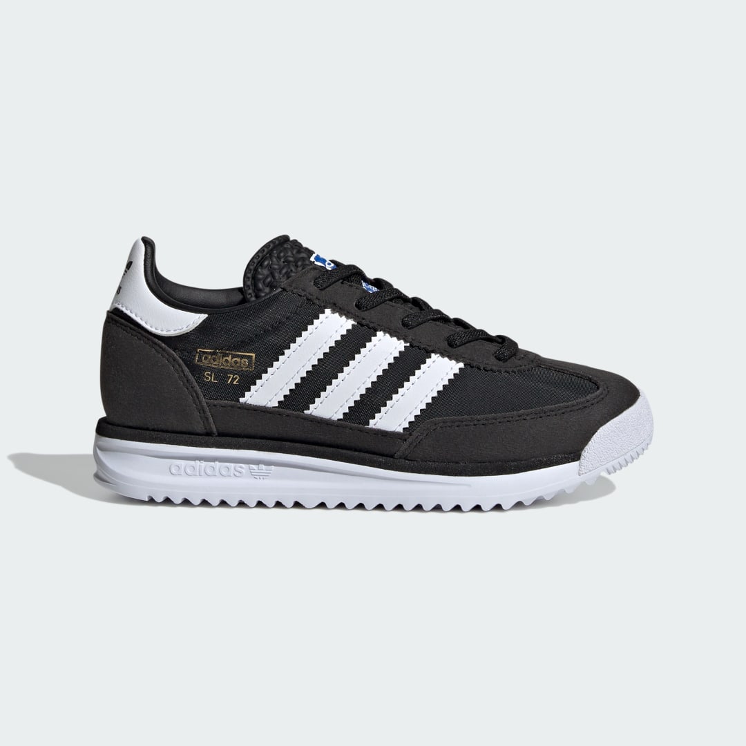 Adidas Sl 72 Rs Elastic Laces Kids Core Black / Cloud White / Blue
