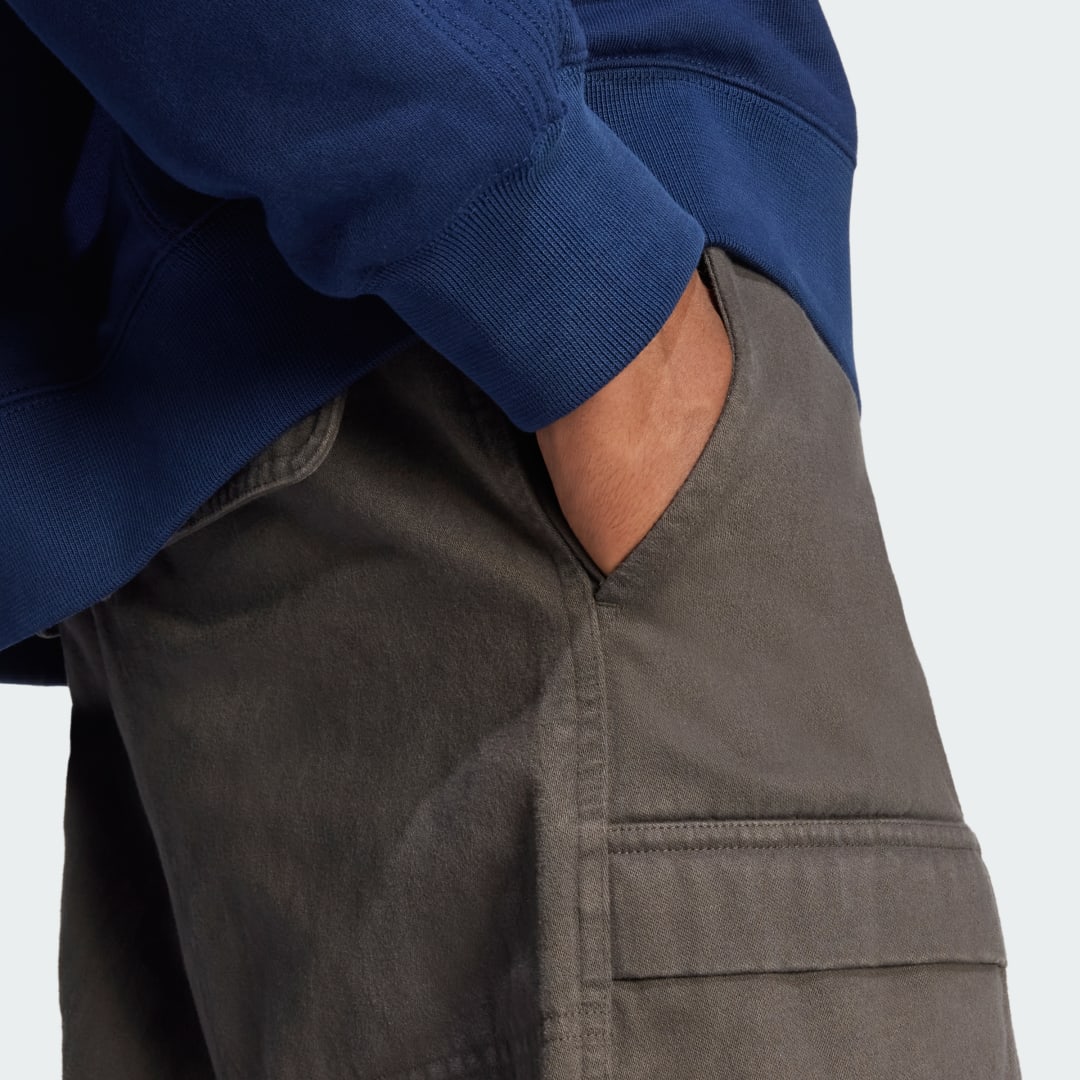 Adidas Premium Essentials Washed Workwear Cargo Joggers
