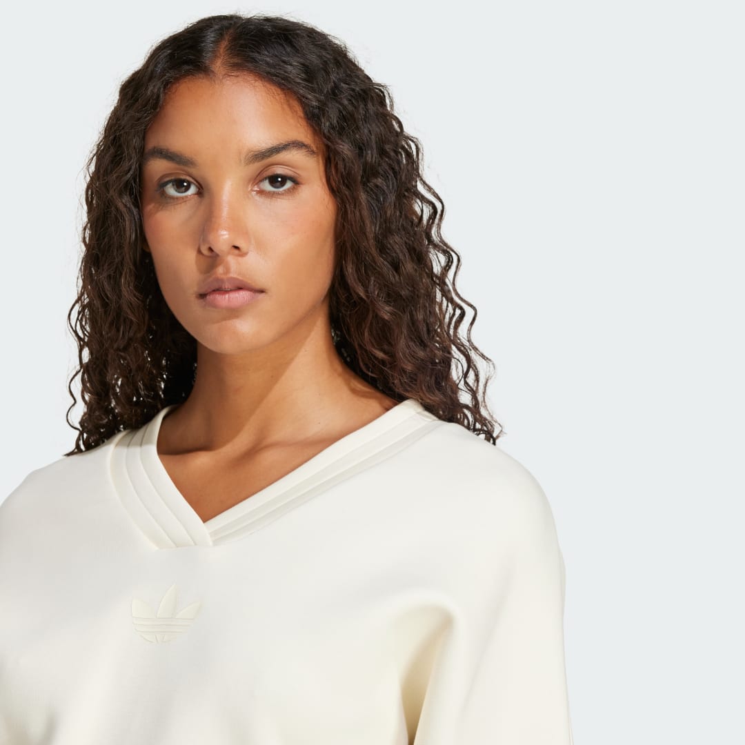 Adidas Deep V-Neck Sweatshirt