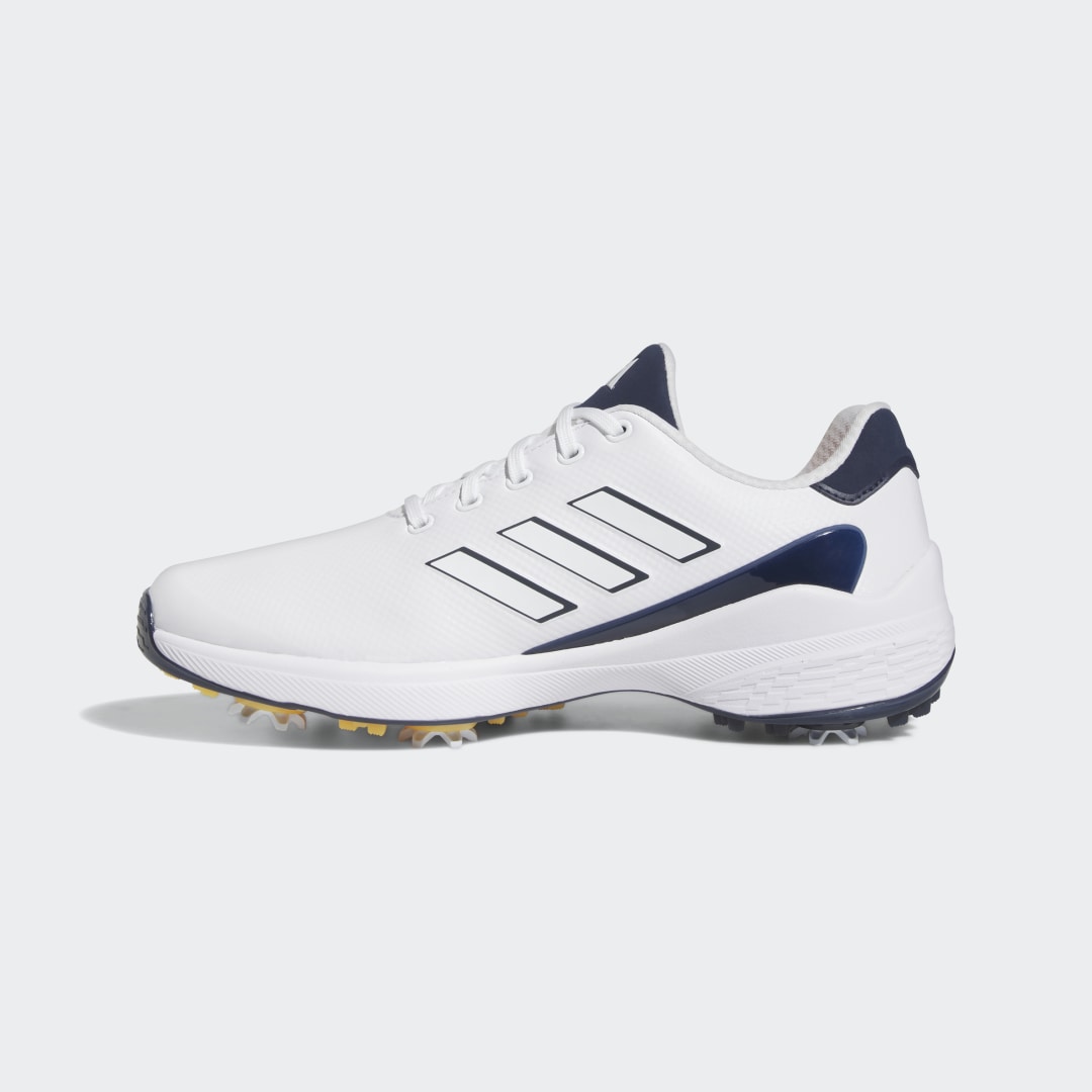 

adidas Zapatos de Golf Zg23 Hombre, Blanco/collegiate azul/solar oro