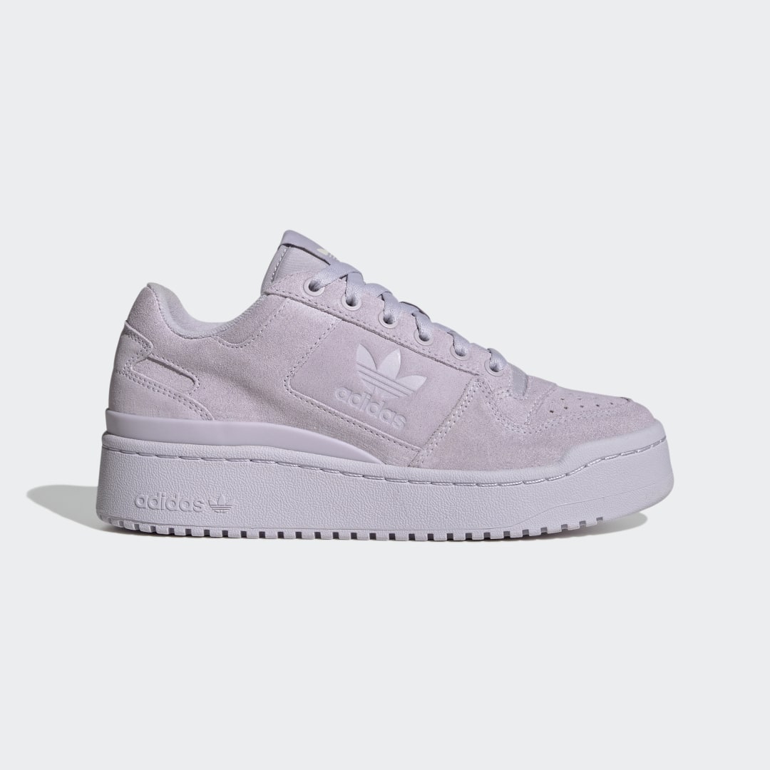 Adidas Forum Bold damessneaker zilver, wit, paars, zwart en grijs