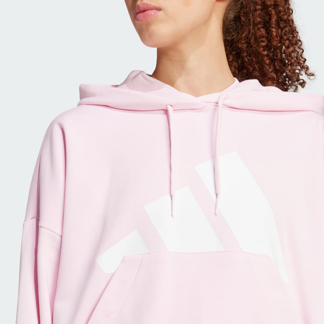 Adidas Essentials Big Logo French Terry Loose Hoodie