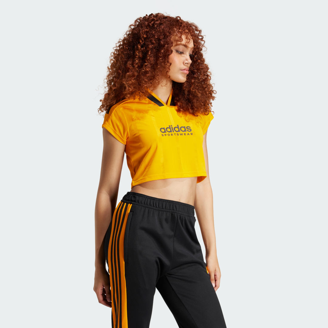 Maillot crop top à 3 bandes coupées Tiro