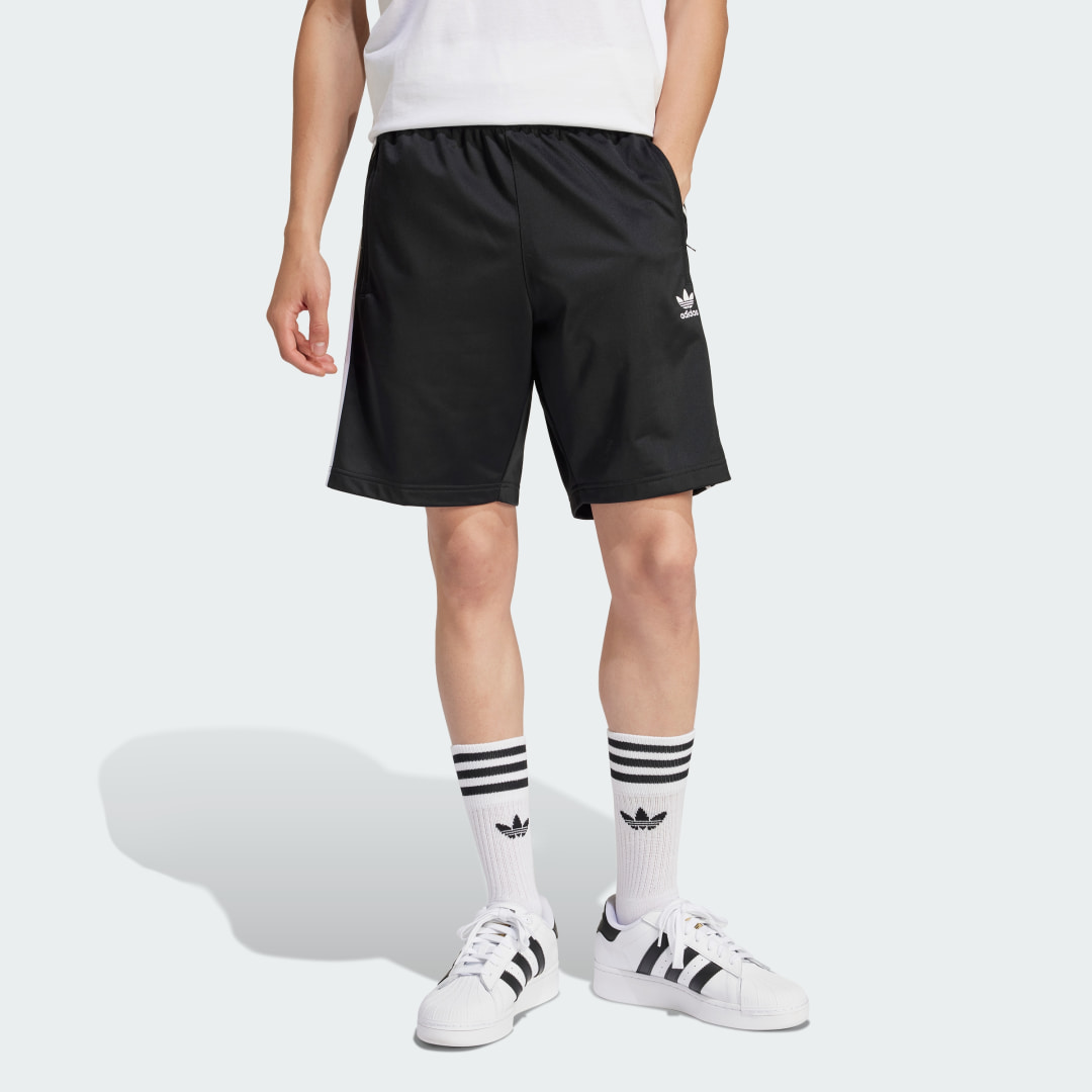 Image of adidas Adicolor Firebird Shorts Black S - Men Lifestyle Shorts