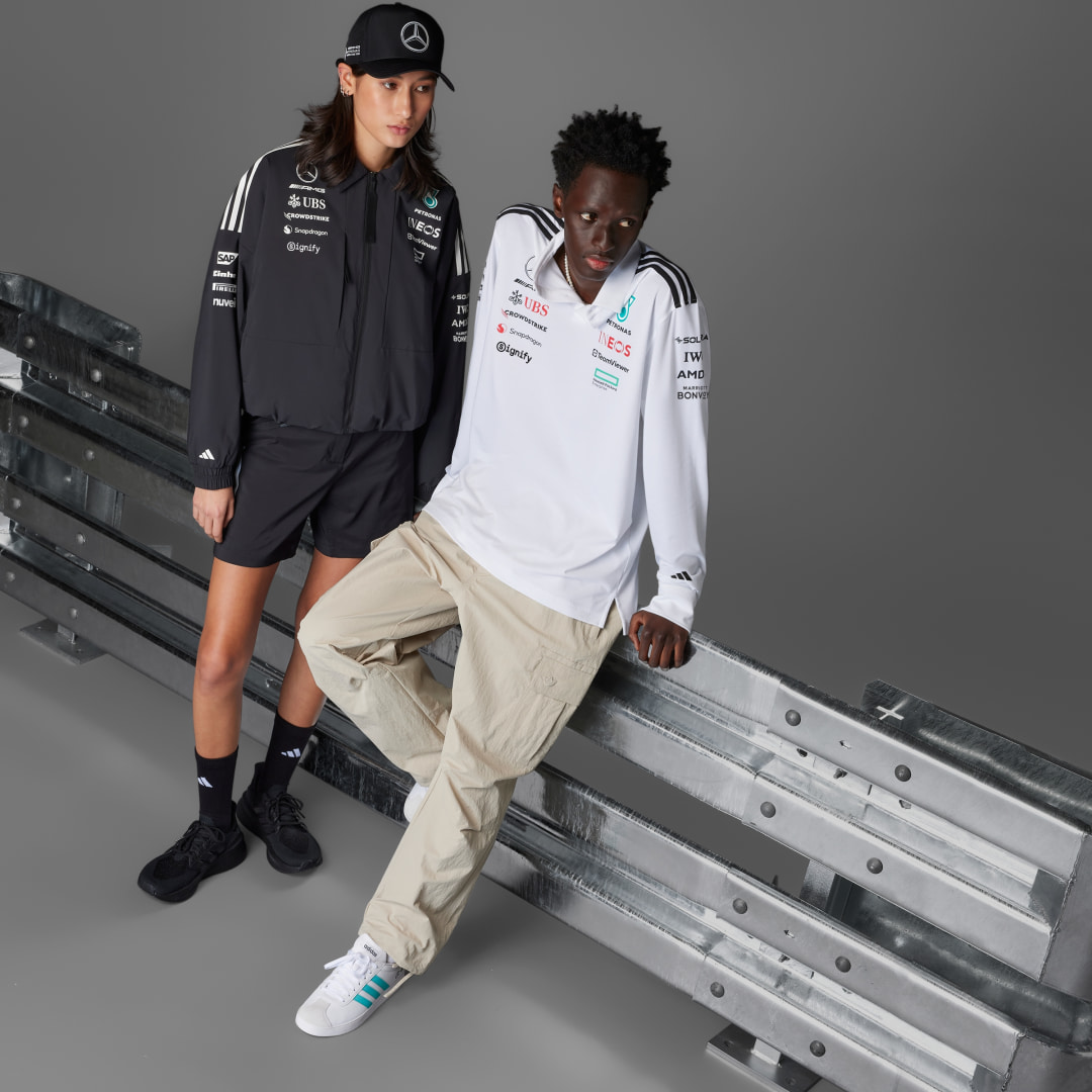Adidas MERCEDES AMG PETRONAS FORMULA ONE TEAM POLO MET LANGE MOUWEN
