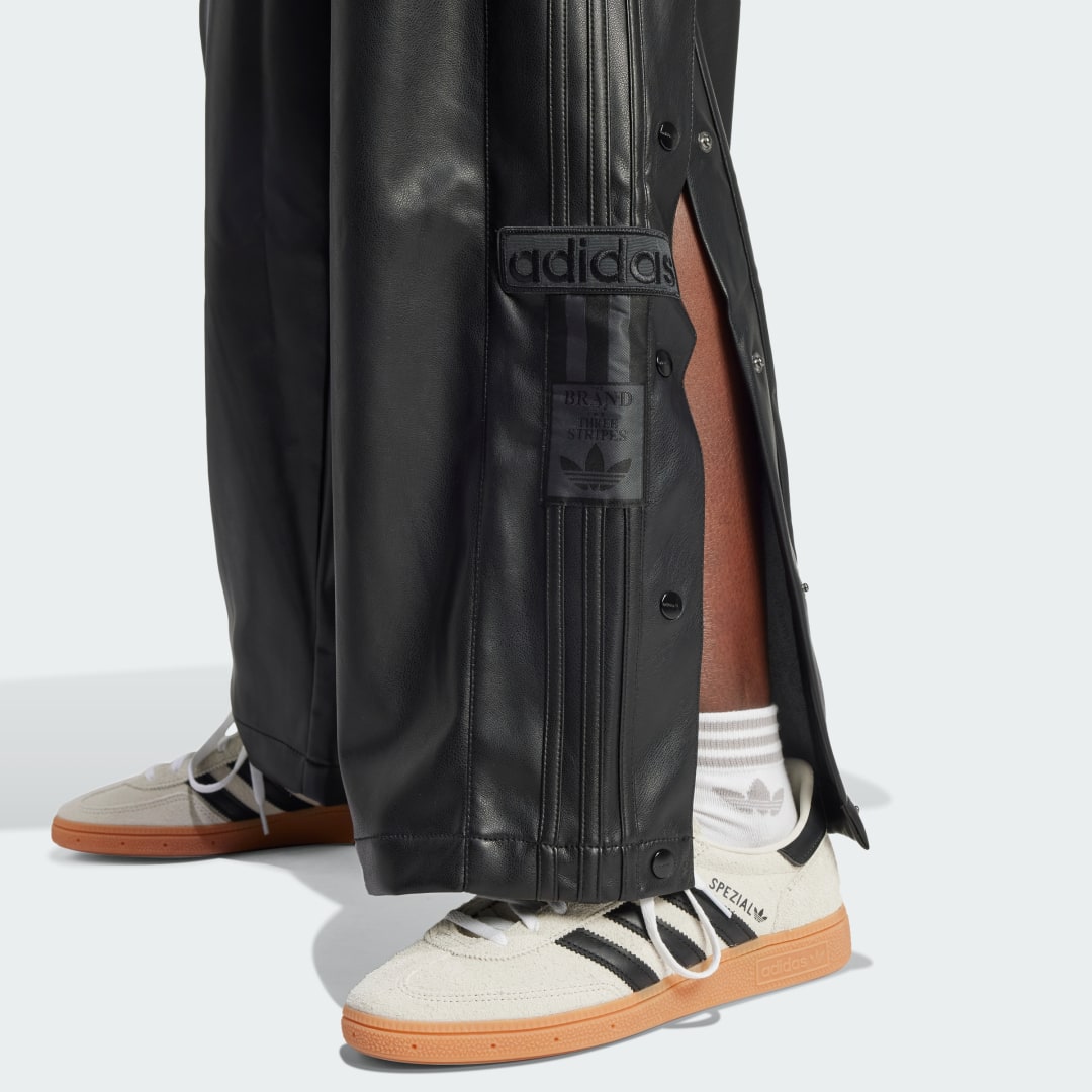 

adidas Pants Deportivos Premium Pleather Adibreak Mujer, Negro
