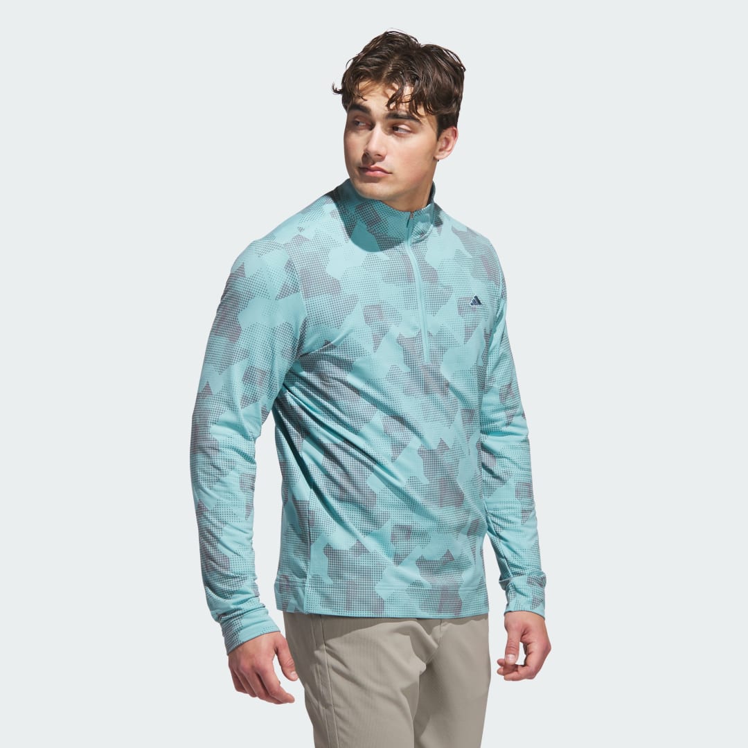 Pull imprimé quart de zip Go To - vue 7