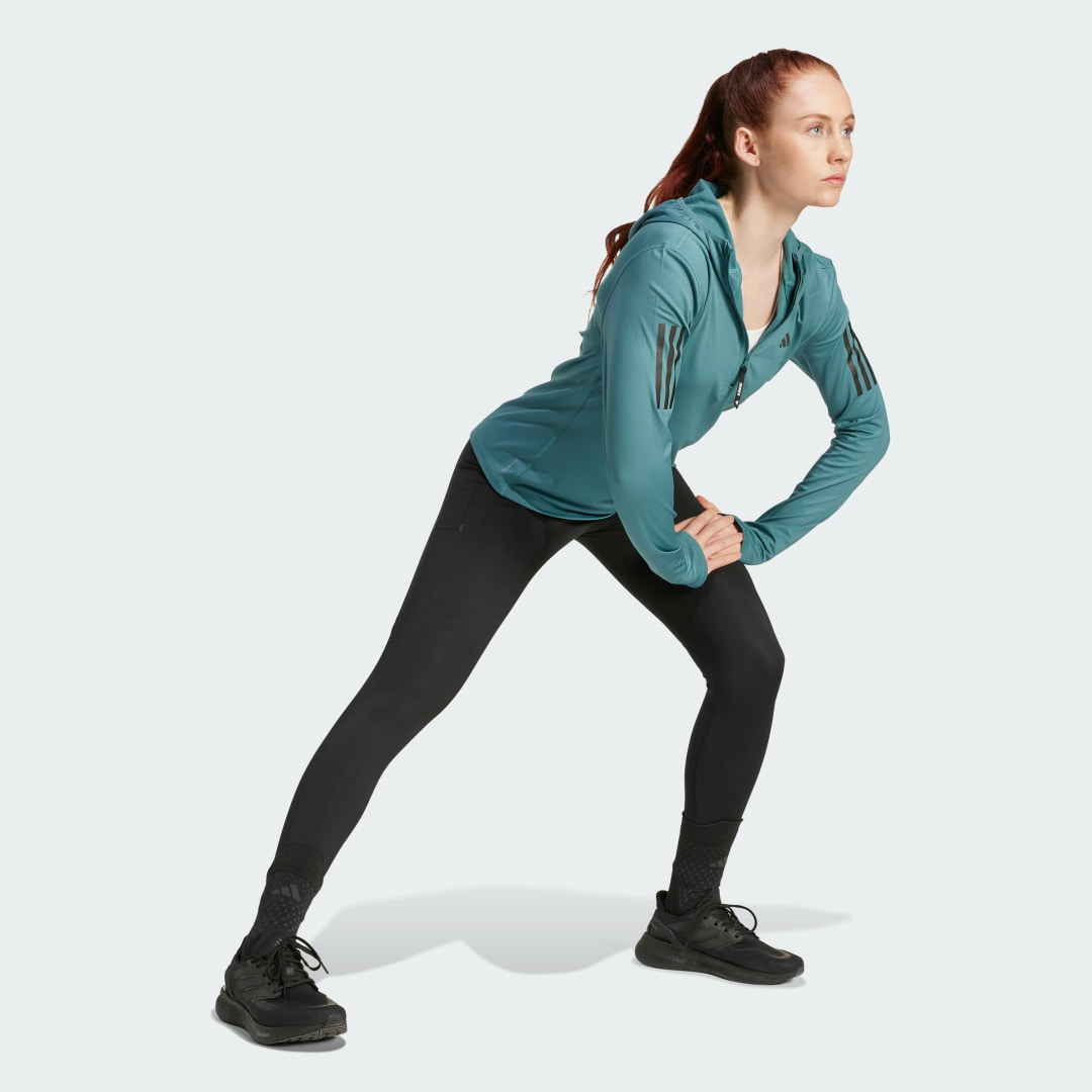 Thumbnail - Own The Run Winterized Hoodie mit halbem Reißverschluss
