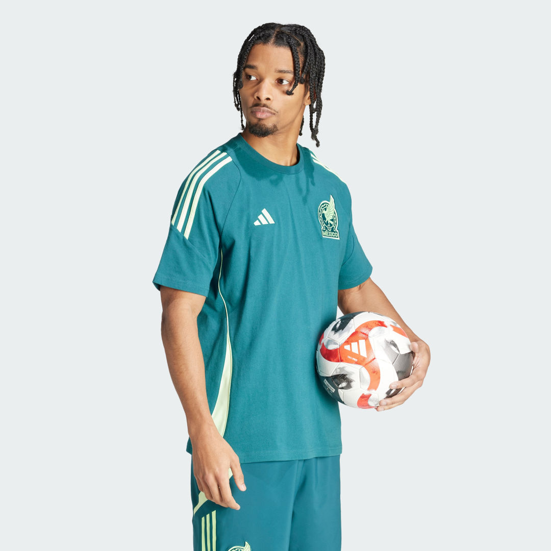 

adidas Playera Tiro 24 Competition Selección Nacional de México Hombre, Mystery verde/verde spark